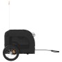 Haustier-Fahrradanhänger, Eisen-Oxford-Stoff, Schwarz von vidaXL, Kinderwagen für Haustiere - Ref: Foro24-93842, Preis: 97,25...