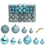 Christmas balls 100 units turquoise 3 / 4 / 6 cm by vidaXL, Festive decorations - Ref: Foro24-356104, Price: 41,21 €, Discoun...