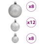 Christmas balls 100 units blue and silver 3 / 4 / 6 cm by vidaXL, Festive decorations - Ref: Foro24-356105, Price: 26,41 €, D...