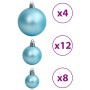 Christmas balls 100 units turquoise 3 / 4 / 6 cm by vidaXL, Festive decorations - Ref: Foro24-356104, Price: 41,21 €, Discoun...