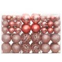 Bolas de Navidad 100 unidades rosa y rosado 3 / 4 / 6 cm de vidaXL, Adornos festivos - Ref: Foro24-356102, Precio: 25,56 €, D...