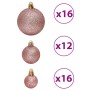 Bolas de Navidad 100 unidades rosa y rosado 3 / 4 / 6 cm de vidaXL, Adornos festivos - Ref: Foro24-356102, Precio: 25,56 €, D...