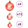 Weihnachtskugeln 100 Stück rosa und rosa 3 / 4 / 6 cm von vidaXL, Festliche Dekorationen - Ref: Foro24-356102, Preis: 25,56 €...