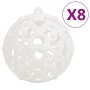 Christmas ball set 111 pieces white polystyrene by vidaXL, Festive decorations - Ref: Foro24-356115, Price: 42,29 €, Discount: %