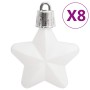 Christmas ball set 111 pieces white polystyrene by vidaXL, Festive decorations - Ref: Foro24-356115, Price: 42,29 €, Discount: %