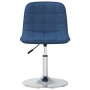 Drehbare Esszimmerstühle, 2 Einheiten, blauer Stoff von vidaXL, Essstühle - Ref: Foro24-333929, Preis: 85,33 €, Rabatt: %