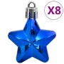 Christmas ball set 111 pieces blue polystyrene by vidaXL, Festive decorations - Ref: Foro24-356118, Price: 47,99 €, Discount: %