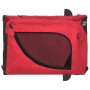 Pet Bicycle Trailer Iron Oxford Cloth Red Black by vidaXL, pet strollers - Ref: Foro24-93992, Price: 98,77 €, Discount: %