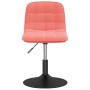 Swivel dining chairs 2 units pink velvet by vidaXL, dining chairs - Ref: Foro24-333974, Price: 92,43 €, Discount: %