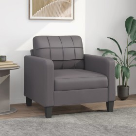 Synthetic leather gray armchair 60 cm by vidaXL, Sofas - Ref: Foro24-359109, Price: 163,99 €, Discount: %