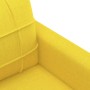 Sofá de 2 plazas de tela amarillo claro 140 cm de vidaXL, Sofás - Ref: Foro24-359096, Precio: 225,88 €, Descuento: %