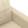 Sofá de 2 plazas de tela color crema 140 cm de vidaXL, Sofás - Ref: Foro24-359093, Precio: 239,76 €, Descuento: %