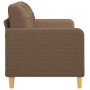 2 seater brown fabric sofa 140 cm by vidaXL, Sofas - Ref: Foro24-359094, Price: 225,88 €, Discount: %