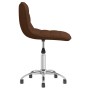 Brown fabric swivel dining chair by vidaXL, dining chairs - Ref: Foro24-334002, Price: 69,99 €, Discount: %