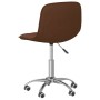 Brown fabric swivel dining chair by vidaXL, dining chairs - Ref: Foro24-334002, Price: 69,99 €, Discount: %