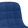 Silla de comedor giratoria tela azul de vidaXL, Sillas de comedor - Ref: Foro24-334003, Precio: 67,38 €, Descuento: %