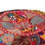 Round handmade cotton pachtwork pouf 40x20 cm red by vidaXL, Ottomans - Ref: Foro24-246571, Price: 54,27 €, Discount: %