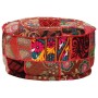 Round handmade cotton pachtwork pouf 40x20 cm red by vidaXL, Ottomans - Ref: Foro24-246571, Price: 54,27 €, Discount: %