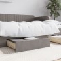 Bed drawers 2 pcs engineered wood and taupe gray fabric by vidaXL, Beds and accessories - Ref: Foro24-833913, Price: 58,30 €,...