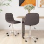 Swivel dining chairs 2 units taupe gray fabric by vidaXL, dining chairs - Ref: Foro24-334018, Price: 70,99 €, Discount: %