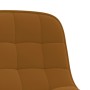 Swivel dining chairs 2 units brown velvet by vidaXL, dining chairs - Ref: Foro24-334031, Price: 79,21 €, Discount: %