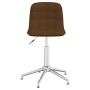 Brown fabric swivel dining chair by vidaXL, dining chairs - Ref: Foro24-334044, Price: 59,14 €, Discount: %