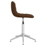 Brown fabric swivel dining chair by vidaXL, dining chairs - Ref: Foro24-334044, Price: 59,14 €, Discount: %