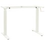 White Crank Adjustable Height Desk Frame by vidaXL, Cubicles and work tables - Ref: Foro24-321718, Price: 146,33 €, Discount: %