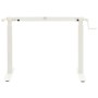 White Crank Adjustable Height Desk Frame by vidaXL, Cubicles and work tables - Ref: Foro24-321718, Price: 146,33 €, Discount: %