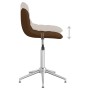 Brown fabric swivel dining chair by vidaXL, dining chairs - Ref: Foro24-334044, Price: 59,14 €, Discount: %