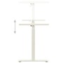 White Crank Adjustable Height Desk Frame by vidaXL, Cubicles and work tables - Ref: Foro24-321718, Price: 146,33 €, Discount: %