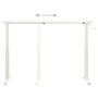 White Crank Adjustable Height Desk Frame by vidaXL, Cubicles and work tables - Ref: Foro24-321718, Price: 146,33 €, Discount: %