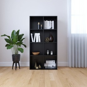 Black plywood shelving/sideboard 66x30x130 cm by vidaXL, Bookcases and shelves - Ref: Foro24-800154, Price: 92,99 €, Discount: %