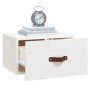 White wall bedside table 40x29.5x22 cm by vidaXL, Lockers and storage cabinets - Ref: Foro24-820988, Price: 35,44 €, Discount: %