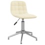 Swivel dining chairs 2 units cream fabric by vidaXL, dining chairs - Ref: Foro24-334053, Price: 78,84 €, Discount: %