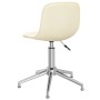 Swivel dining chairs 2 units cream fabric by vidaXL, dining chairs - Ref: Foro24-334053, Price: 78,84 €, Discount: %