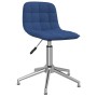 Drehbare Esszimmerstühle 2 Einheiten blauer Stoff von vidaXL, Essstühle - Ref: Foro24-334055, Preis: 91,58 €, Rabatt: %