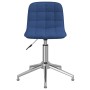 Drehbare Esszimmerstühle 2 Einheiten blauer Stoff von vidaXL, Essstühle - Ref: Foro24-334055, Preis: 91,58 €, Rabatt: %