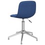 Swivel dining chairs 2 units blue fabric by vidaXL, dining chairs - Ref: Foro24-334055, Price: 91,58 €, Discount: %