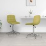 Swivel dining chairs 2 units green fabric by vidaXL, dining chairs - Ref: Foro24-334056, Price: 78,99 €, Discount: %