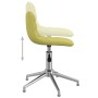 Swivel dining chairs 2 units green fabric by vidaXL, dining chairs - Ref: Foro24-334056, Price: 78,99 €, Discount: %