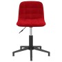 Red Wine Velvet Swivel Dining Chair by vidaXL, dining chairs - Ref: Foro24-334070, Price: 60,99 €, Discount: %