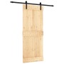 Sliding door with solid pine wood fittings 85x210 cm by vidaXL, Doors - Ref: Foro24-3202973, Price: 166,29 €, Discount: %