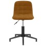 Swivel dining chairs 2 units brown velvet by vidaXL, dining chairs - Ref: Foro24-334073, Price: 88,99 €, Discount: %