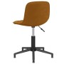 Swivel dining chairs 2 units brown velvet by vidaXL, dining chairs - Ref: Foro24-334073, Price: 88,99 €, Discount: %