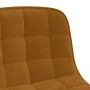 Swivel dining chairs 2 units brown velvet by vidaXL, dining chairs - Ref: Foro24-334073, Price: 88,99 €, Discount: %