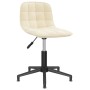 Swivel dining chairs 2 pcs cream velvet by vidaXL, dining chairs - Ref: Foro24-334074, Price: 77,99 €, Discount: %