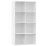 Estantería/Aparador madera contrachapada blanco 66x30x130 cm de vidaXL, Librerías y estanterías - Ref: Foro24-800153, Precio:...