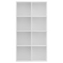 Estantería/Aparador madera contrachapada blanco 66x30x130 cm de vidaXL, Librerías y estanterías - Ref: Foro24-800153, Precio:...