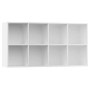 Estantería/Aparador madera contrachapada blanco 66x30x130 cm de vidaXL, Librerías y estanterías - Ref: Foro24-800153, Precio:...